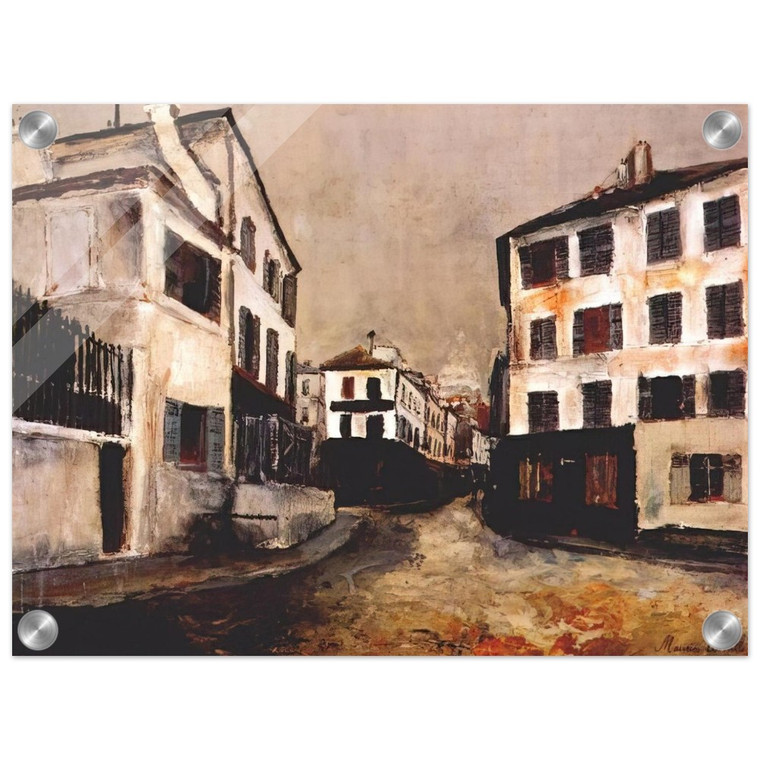 Maurice Utrillo  NORVINS STREET Acrylic Print