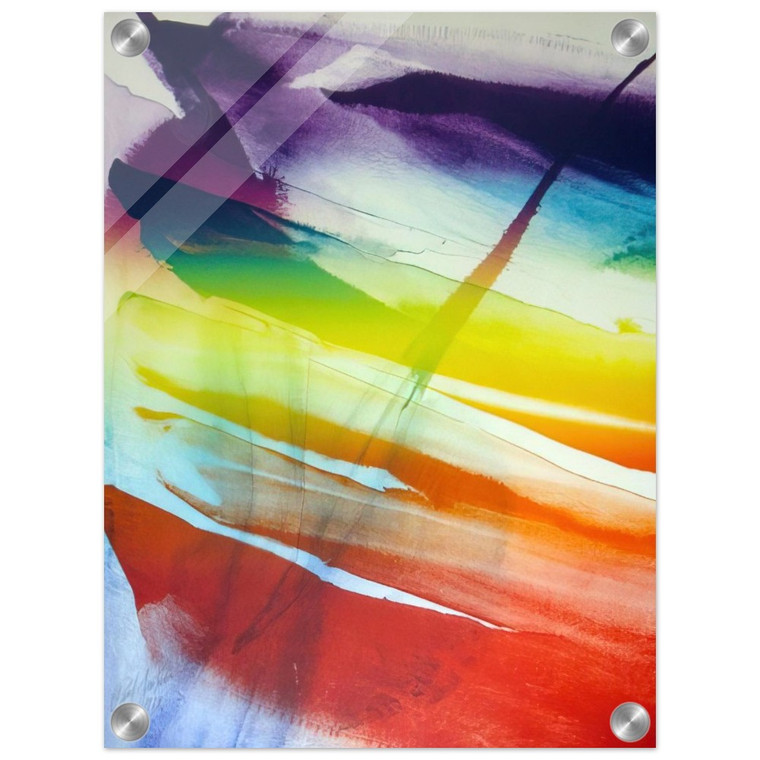 Paul Jenkins  Phenomena Franklin s Kite Acrylic Print