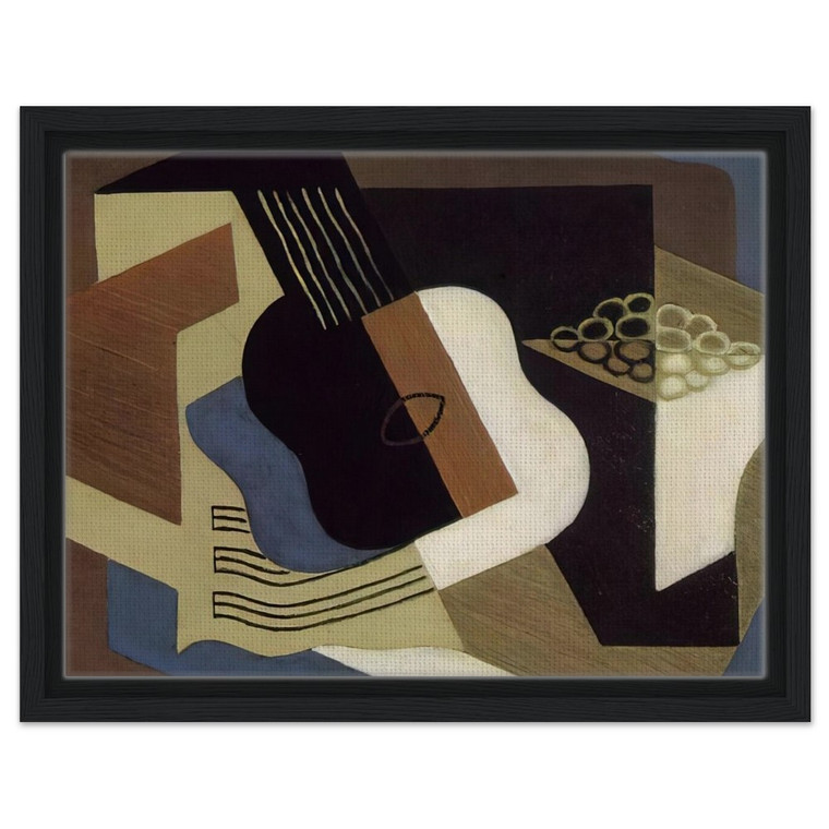 Juan Gris  GUITAR AND FRUIT DISH 1919 Framed Canvas