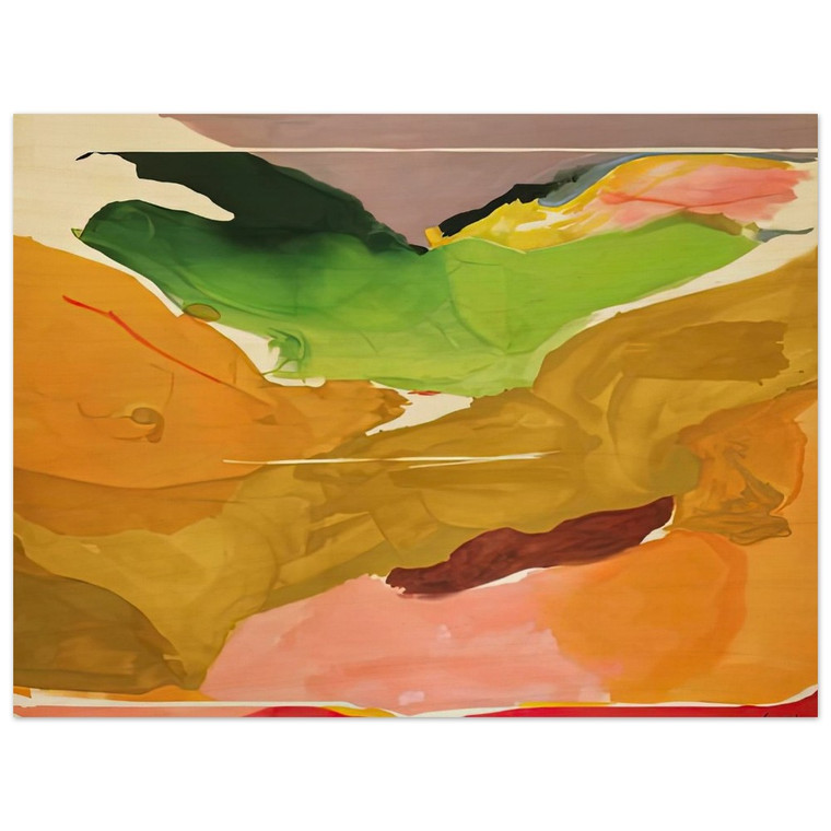 Helen Frankenthaler  Nature Abhors a Vacuum 1973 Wood Print