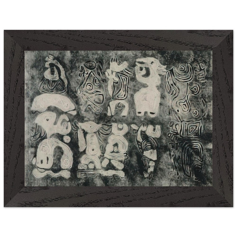 Karl Otto Gotz  Gilgamesh Premium Wooden Framed Art Print / Poster