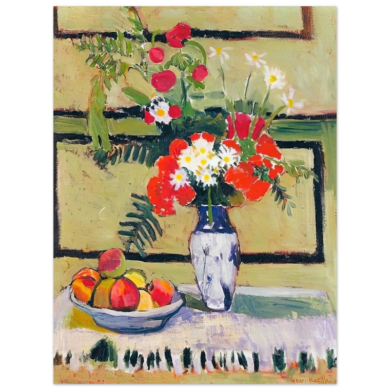 Henri Matisse  FLOWERS AND FRUIT 1909 Aluminum Print