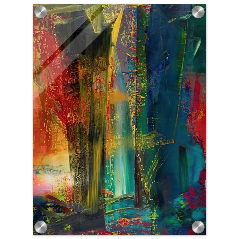 Gerhard Richter  ABSTRACT PAINTING 599 1986 Acrylic Print