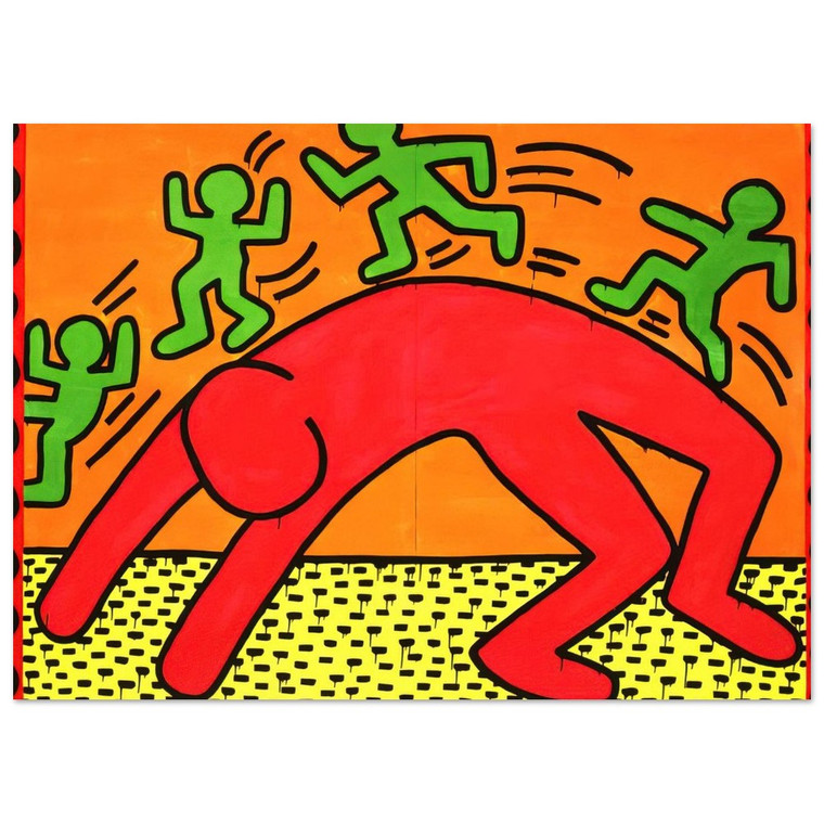 Keith Haring  UNTITLED 1982 2 N1 Fine Art Poster / Art Print