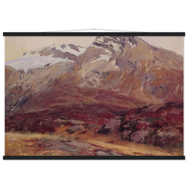 John Singer Sargent Coming Down from Mont Blanc Poster with Hanger