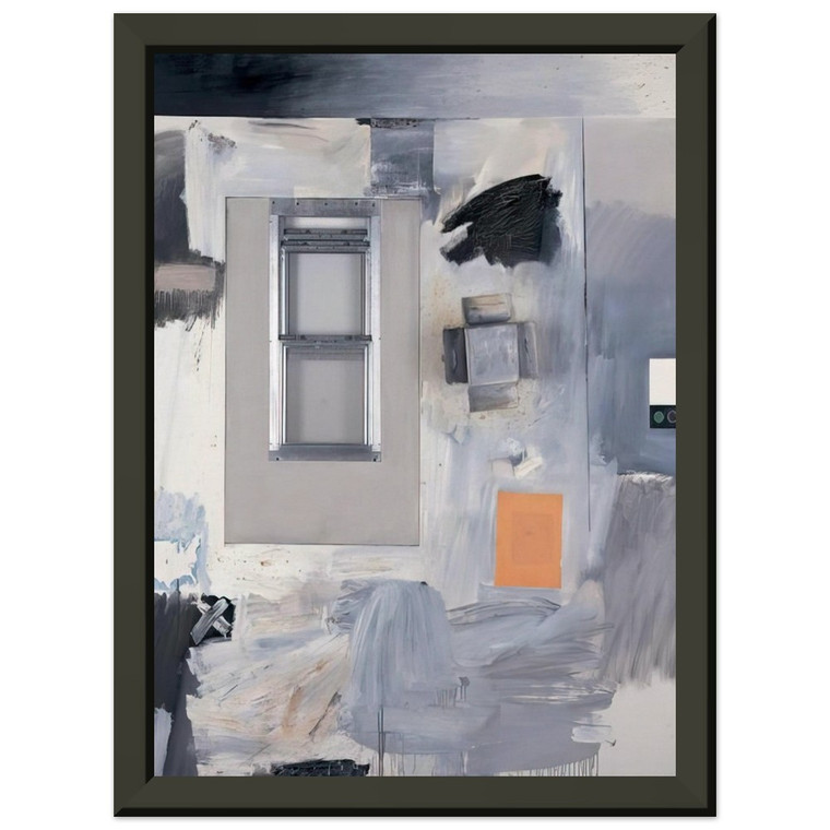 Robert Rauschenberg TROPHY V FOR JASPER JOHNS 1962 Metal Framed Print