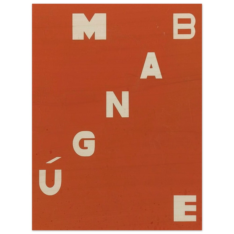 Helio Oiticica  Mangue Bangue  NeoConcretism Wood Print