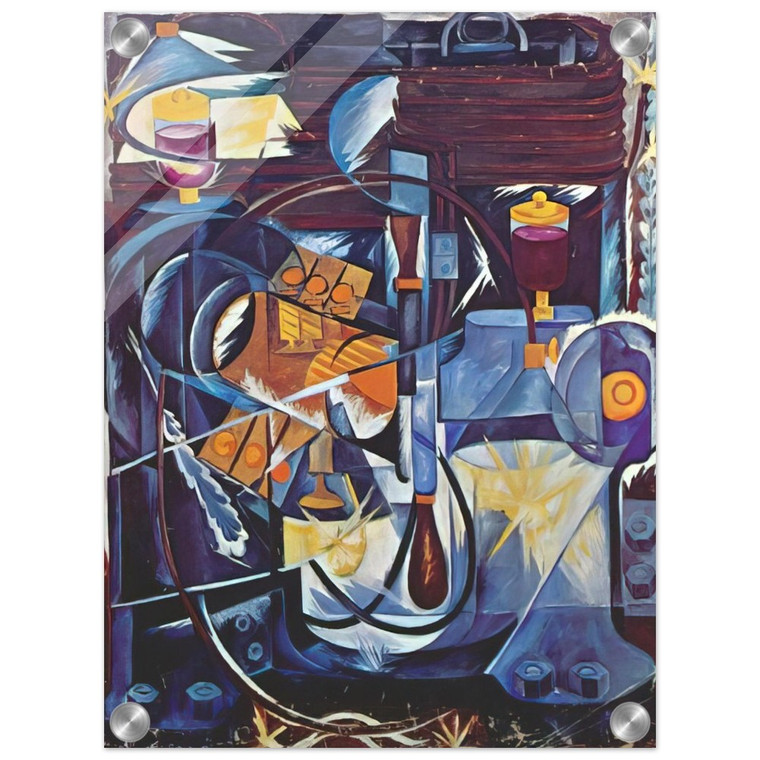 Natalia Goncharova  Dynamo machine  1913 Acrylic Print