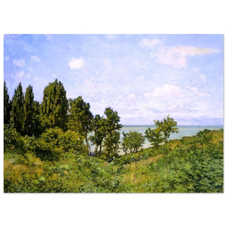 claude monet  By the Sea N2 Fine Art Poster / Art Print