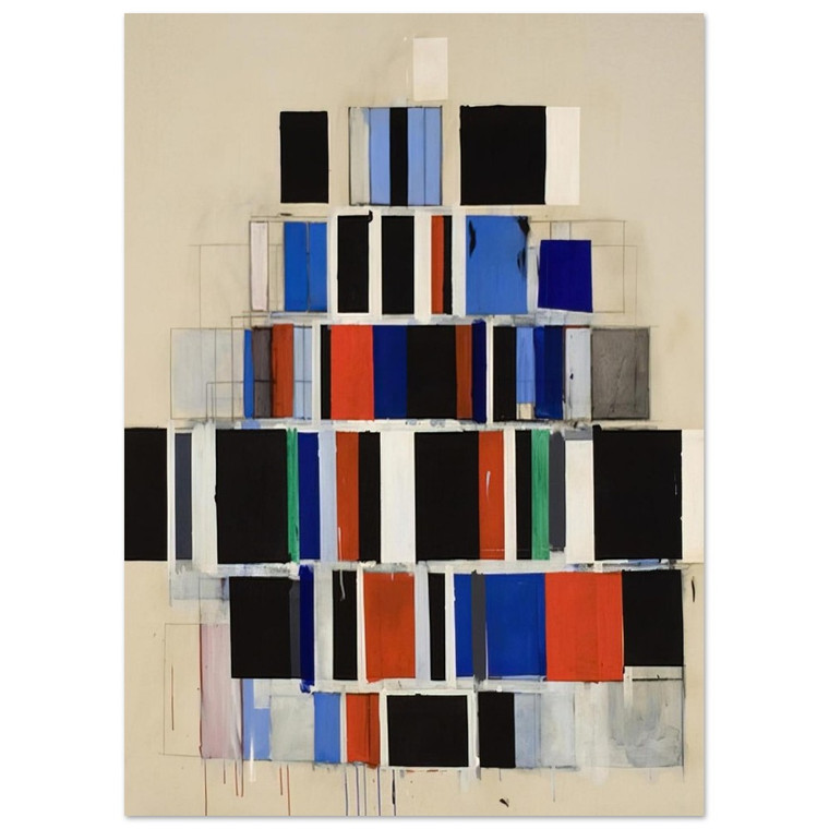 Robert Goodnough  Large Rectangles Large  1965 Fine Art Poster / Art Print