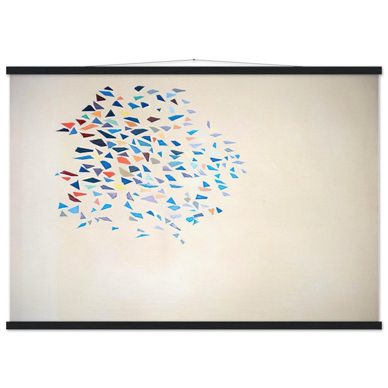 Robert Goodnough Color Shapes 1975 Museum-Quality Poster with Hanger