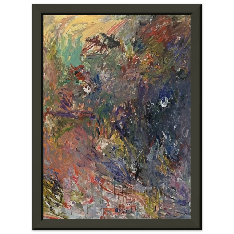 Milton Resnick  UNTITLED 1959 N3 Premium Metal Framed Art Print / Poster