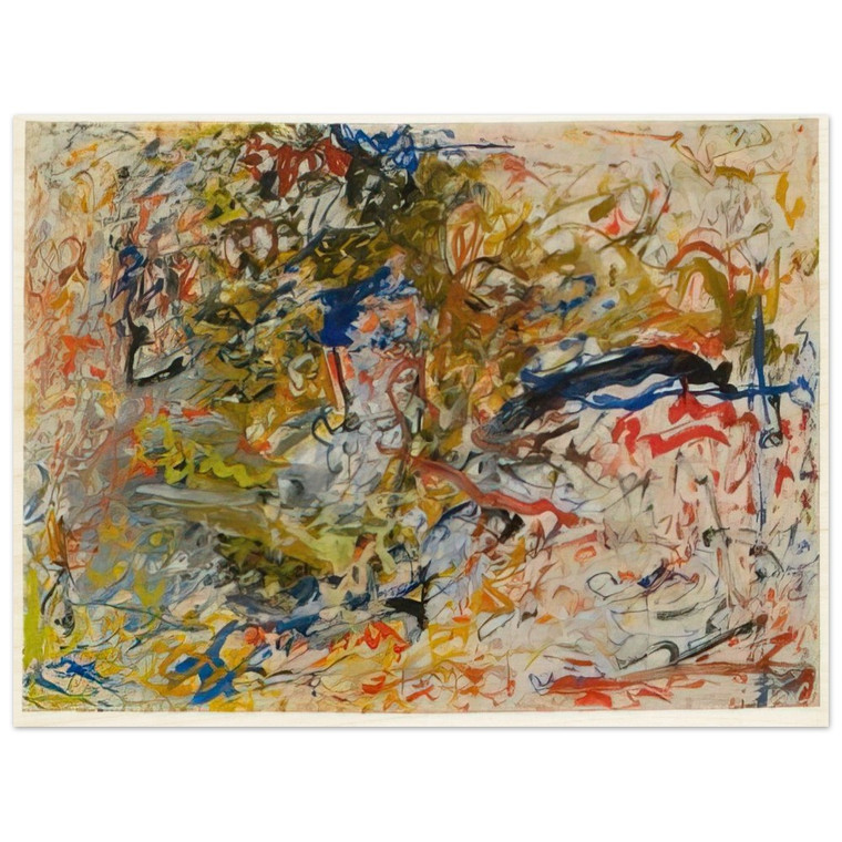 Milton Resnick  UNTITLED 1960 N2 Wood Print