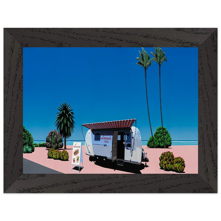 Hiroshi Nagai  Lemsons Beams Premium Wooden Framed Art Print / Poster