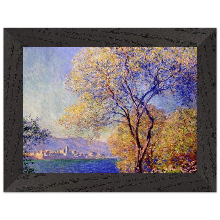 Monet Antibes Salis Gardens 01 Premium Wood Framed Art Print Poster