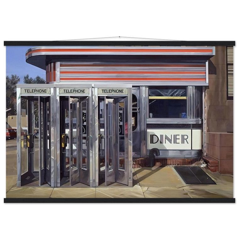Richard Estes  DINER 1971 Museum-Quality Matte Paper Poster with Hanger
