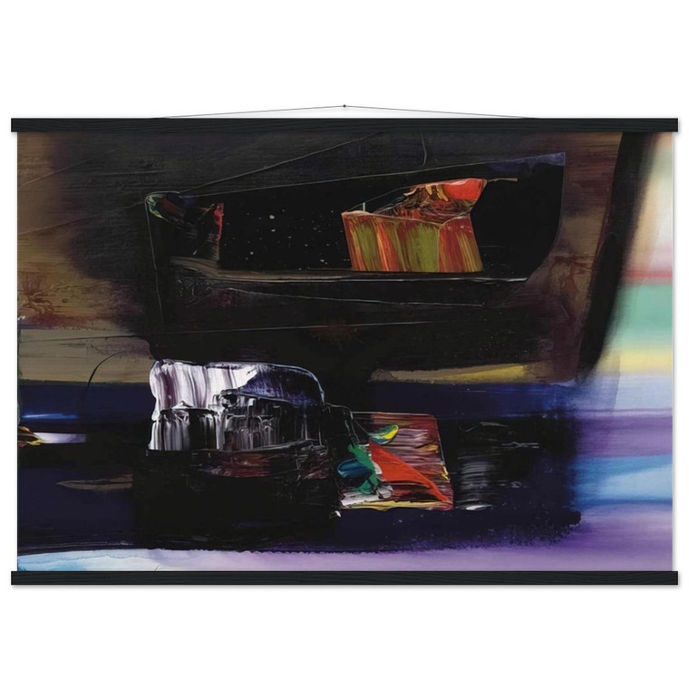 Paul Jenkins Phenomena Tibetan Clay Offering 1990 Matte Poster with Hanger