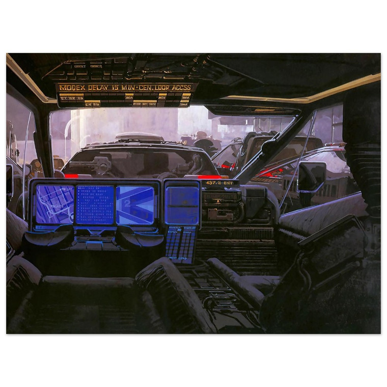 Syd Mead  Syd Mead N18 Aluminum Print