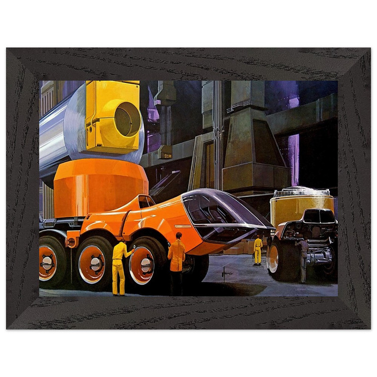 Syd Mead  Syd Mead N3 Premium Wooden Framed Art Print / Poster