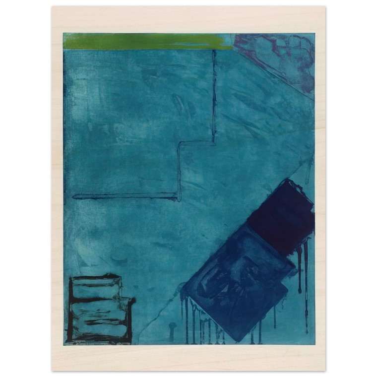John Hoyland  Rankin  1979 Wood Print