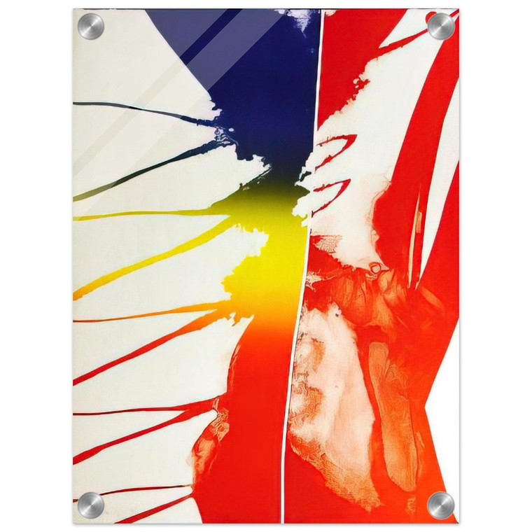 Paul Jenkins  Continental Divide  1981 Acrylic Print