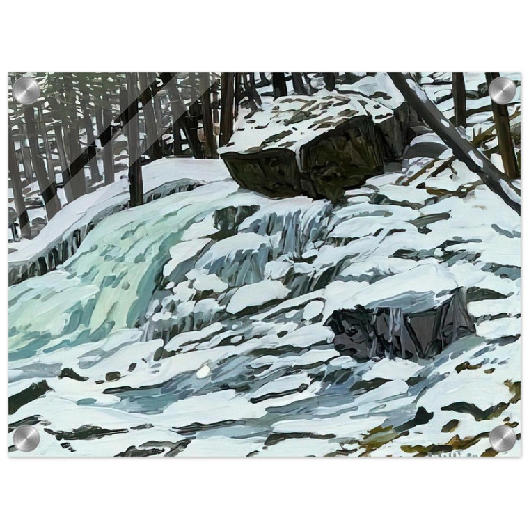 Neil Welliver  Study for Aqua Spring  1997 Acrylic Print