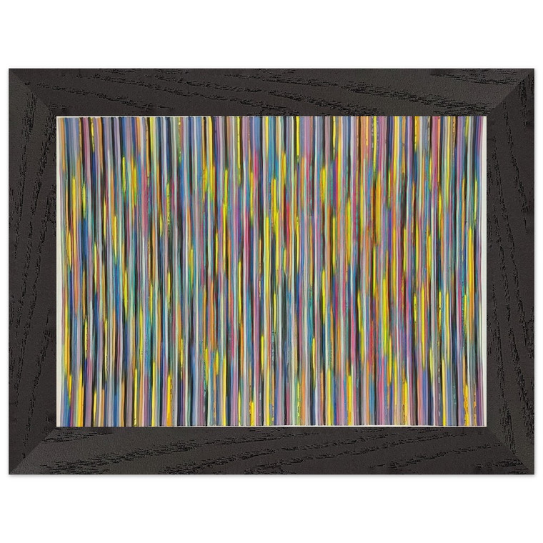 Gene Davis  Joy Ride  1981 Premium Wooden Framed Art Print / Poster