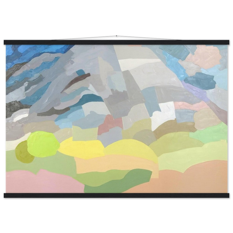 Etel Adnan  Mount Tamalpais  1985 Museum-Quality Matte Paper Poster with Hanger