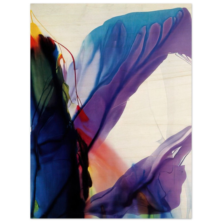 Paul Jenkins  Phenomena Yonder Near Wood Print