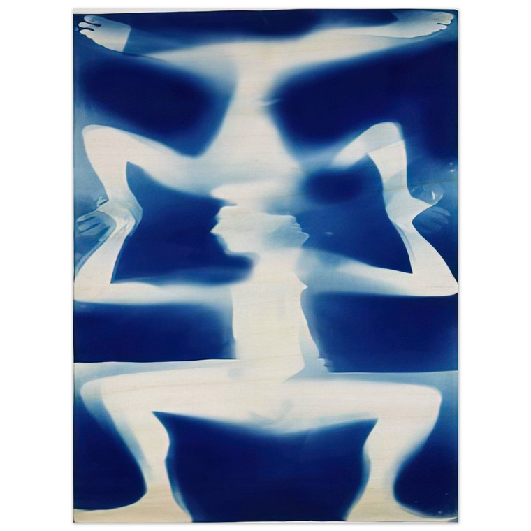 Robert Rauschenberg  UNTITLED DOUBLE RAUSCHENBERG 1950 Wood Print