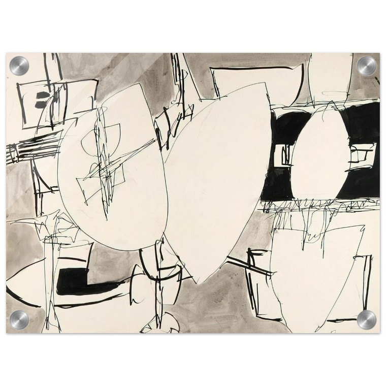 Gene Davis  Inner Space  1952 Acrylic Print