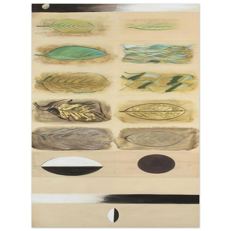 Morris Graves  Life Cycle of a Leaf  Expressionism Aluminum Print