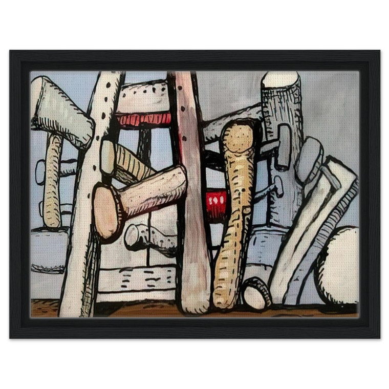 Philip Guston  UNTITLED 1980 N3 Framed Canvas