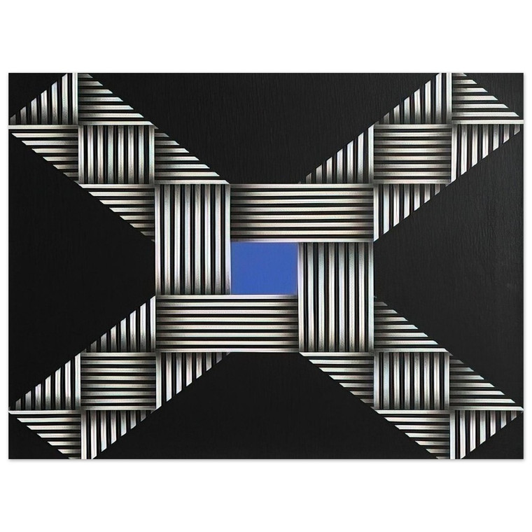 Omar Rayo  OVNI  1967 Aluminum Print