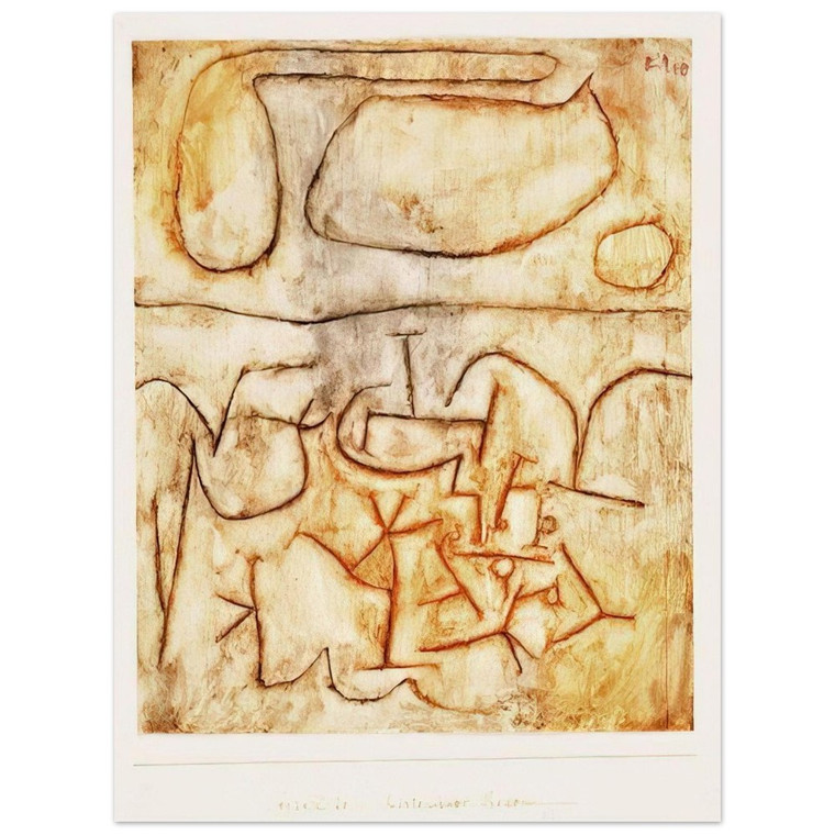 Paul Klee  HISTORIC GROUND 1939 Aluminum Print