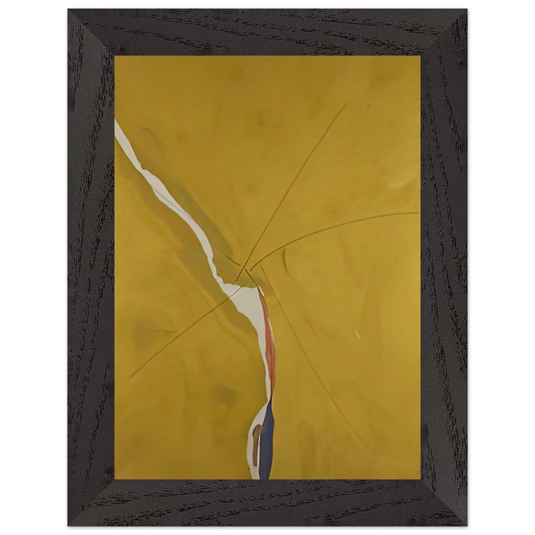 Helen Frankenthaler  Sesame 1970 Premium Wooden Framed Art Print / Poster