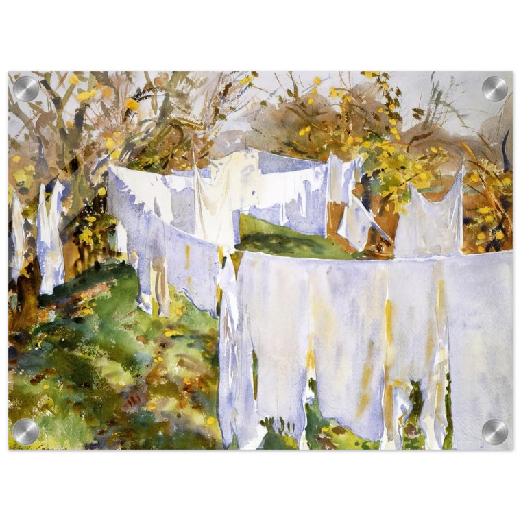 John Singer Sargent  La Biancheria Acrylic Print