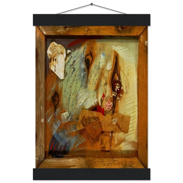 Kurt Schwitters  MERZBILD ALF 1939 Museum-Quality Matte Paper Poster with Hanger