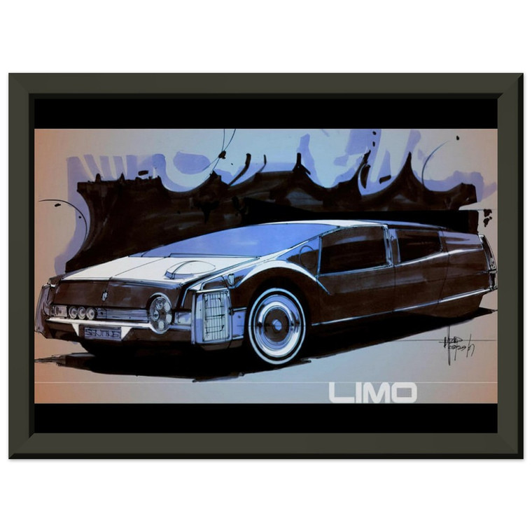 Syd Mead  Syd Mead N15 Premium Metal Framed Art Print / Poster
