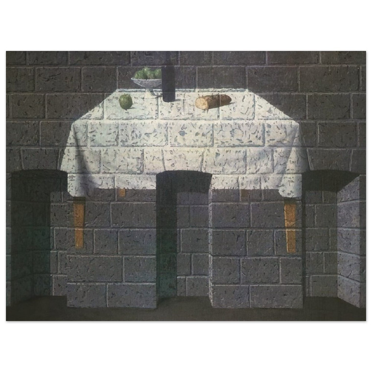 Rene Magritte  THE ENDEARING TRUTH 1966 Wood Print