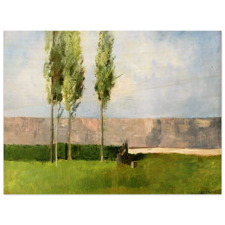 Odilon Redon  THE MEADOW Wood Print