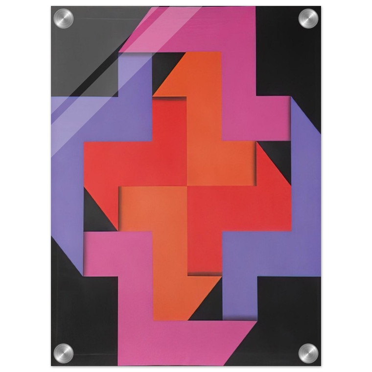 Omar Rayo  Tibacuy  1969 Acrylic Print