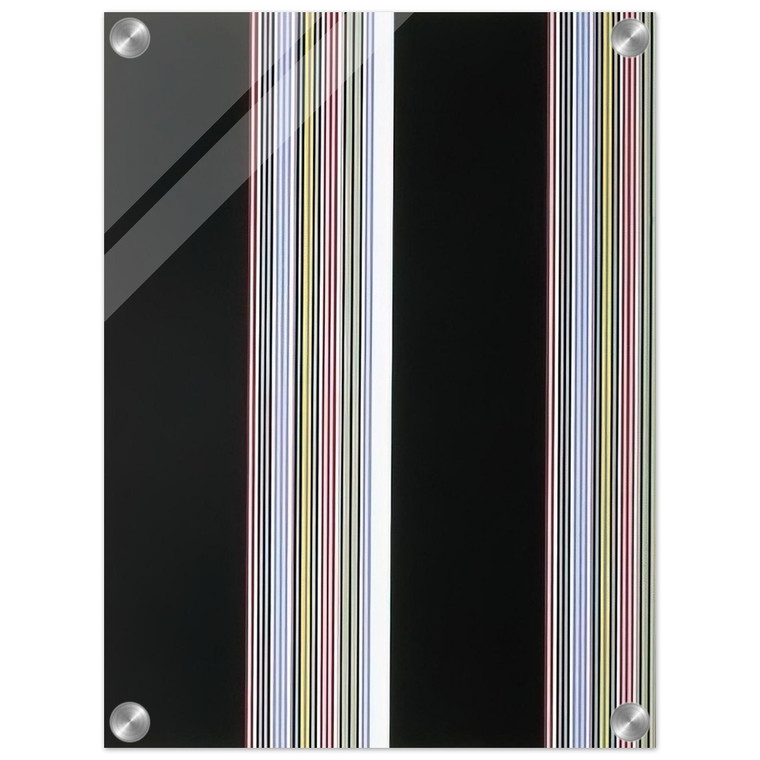 Gene Davis Smithsonian RA Program 1985 20th Anniv Poster Acrylic Print