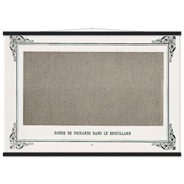 Alphonse Allais Two Bands in Fog Museum-Quality Matte Paper Poster with Hanger