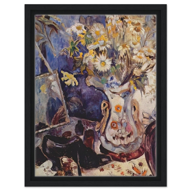Natalia Goncharova  Still life with shoe and mirror  1906 Framed Canvas