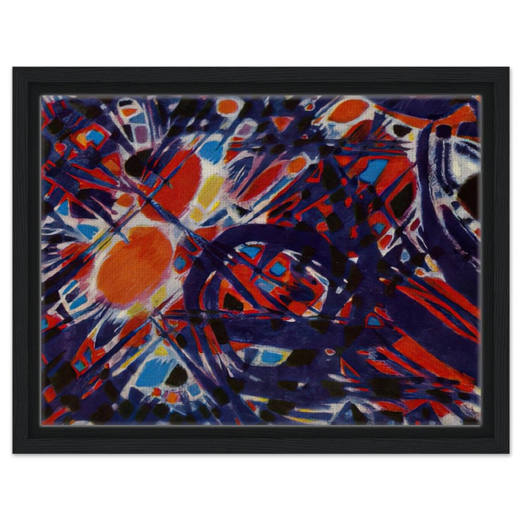 Alfred Manessier  Couronne depines  1954 Framed Canvas