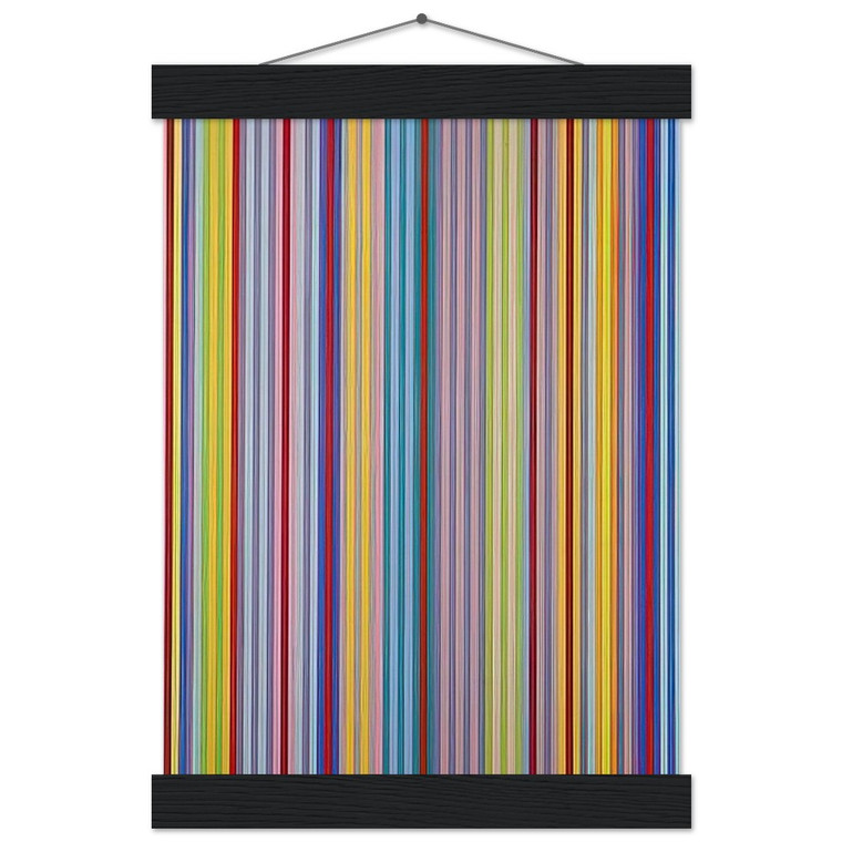 Gene Davis Battle for Grownups Museum-Quality Matte Paper Poster with Hanger