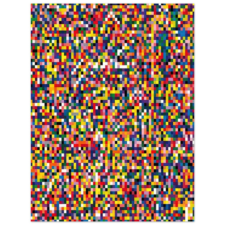 Gerhard Richter  4900 COLOURS 2007 Aluminum Print