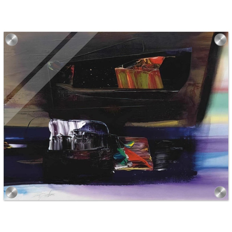 Paul Jenkins  Phenomena Tibetan Clay Offering Acrylic Print