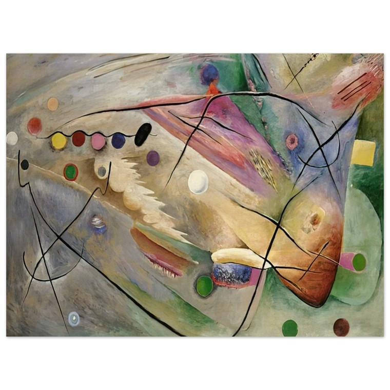 Rudolf Bauer  LINES 1922 Wood Print